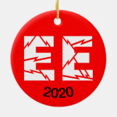 Geladen EE Electrical Engineering Keramisch Ornament (Achterkant)