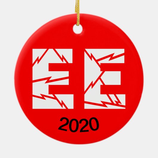 Geladen EE Electrical Engineering Keramisch Ornament (Achterkant)