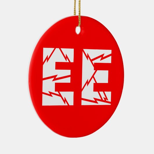 Geladen EE Electrical Engineering Keramisch Ornament (Rechts)