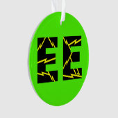 Geladen EE Electrical Engineering Ornament (voorkant)
