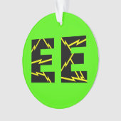Geladen EE Electrical Engineering Ornament (voorkant)