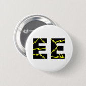 Geladen EE Electrical Engineering Ronde Button 5,7 Cm (Voorkant /achterkant)