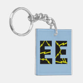 Geladen EE Electrical Engineering Sleutelhanger (Voorkant Links)