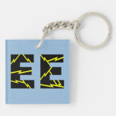 Geladen EE Electrical Engineering Sleutelhanger (Achterkant)