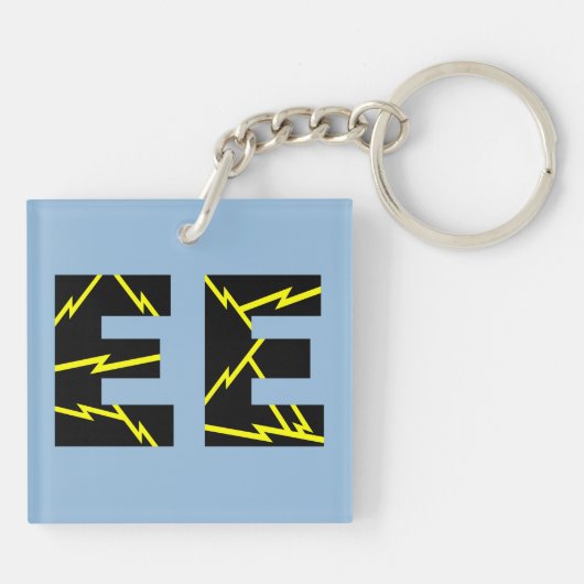 Geladen EE Electrical Engineering Sleutelhanger (Achterkant)