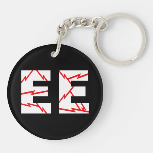 Geladen EE Electrical Engineering Sleutelhanger (Achterkant)