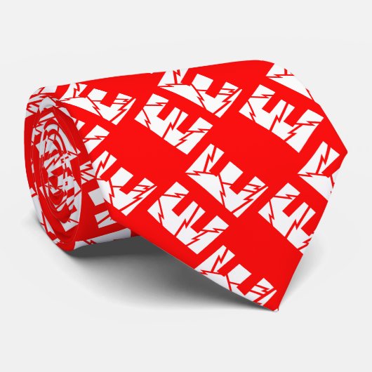 Geladen EE Electrical Engineering Stropdas (Opgerold)