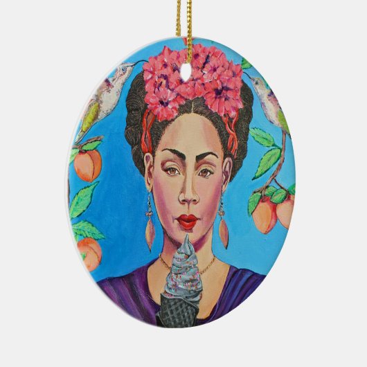 Geladen IJ-keramisch Ornament (Rechts)