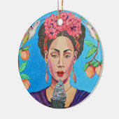 Geladen IJ-keramisch Ornament (Links)