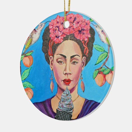 Geladen IJ-keramisch Ornament (Links)