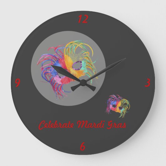 Geladen masker - grote klok (Voorkant)