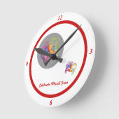 Geladen masker - ronde klok (Hoek)