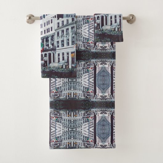 Geladen met persoonlijke beelden bad handdoek (Insitu)