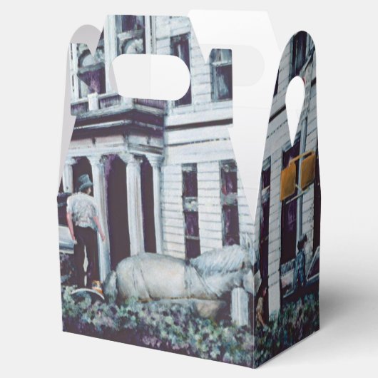 Geladen met persoonlijke beelden bedankdoosjes (Geopend)