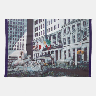 Geladen met persoonlijke beelden theedoek