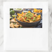 Geladen Nacho's Rechthoekige Sticker (Tas)