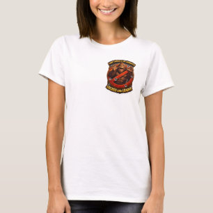 Geladen Sasquatch dames passend crest T-shirt
