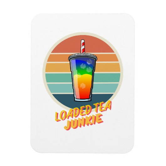 Geladen thee junkie magneet (Verticaal)