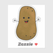 Geladige Aardappel Sticker (Vel)
