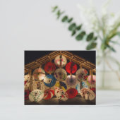 gelamineerde parasols briefkaart (Staand voorkant)