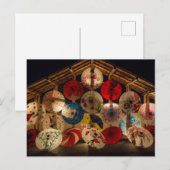 gelamineerde parasols briefkaart (Voorkant / Achterkant)