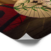 gelamineerde parasols poster (Hoek)