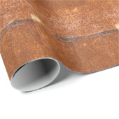 Gelast oud metaal, roesttextuur. cadeaupapier (Rol Hoek)