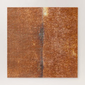 Gelast oud metaal, roesttextuur. legpuzzel (Horizontaal)