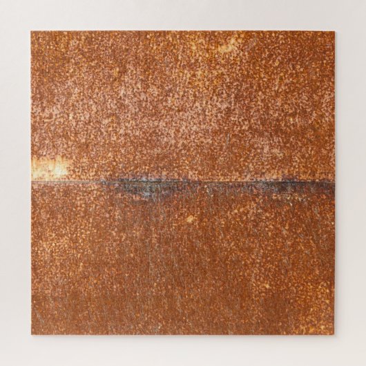 Gelast oud metaal, roesttextuur. legpuzzel (Verticaal)