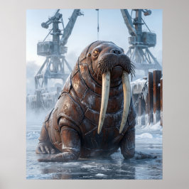 Gelaste Walrus Haven Poster