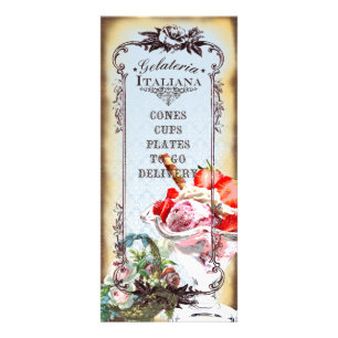 Gelateria Italiana 4 - Post-/Rackcard Reclamekaart