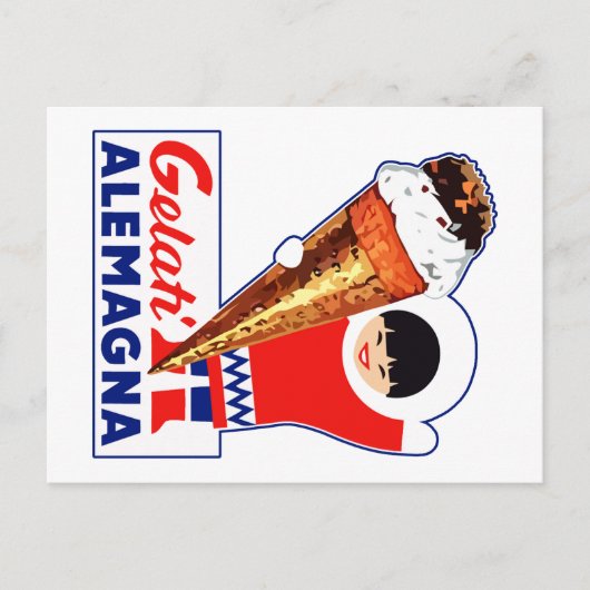 GELATI ALEMAGNA BRIEFKAART (Voorkant)