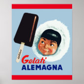 GELATI ALEMAGNA POSTER (Voorkant)