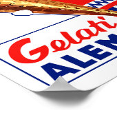 GELATI ALEMAGNA POSTER (Hoek)
