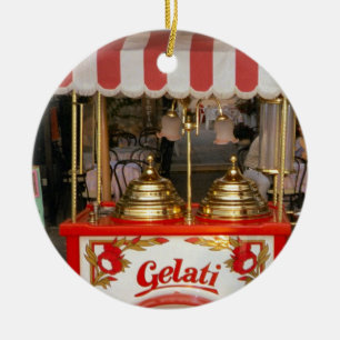 Gelati, Italiaanse ijskap Keramisch Ornament