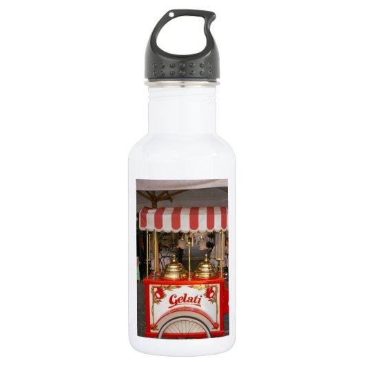 Gelati, Italiaanse ijskap Waterfles (Voorkant)