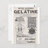 Gelatine, kabeljauwvis en meer briefkaart (Voorkant / Achterkant)