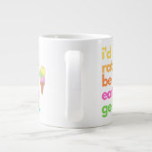 Gelato Coffee Mok - "Ik zou liever..." (Achterkant)