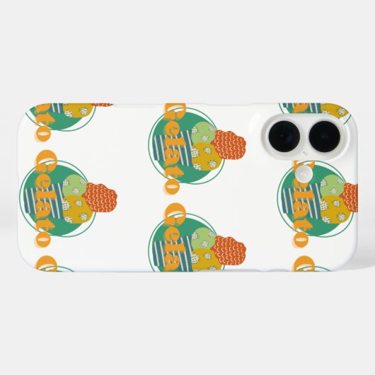 gelato cup Case-Mate iPhone case (Achterkant (horizontaal))