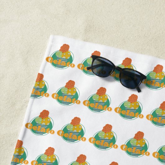 gelato cup strandlaken (In situ)