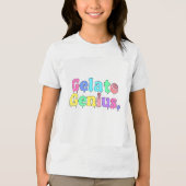 Gelato Genius. Tri-Blend Shirt (Voorkant)