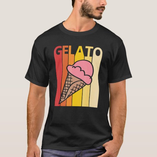 Gelato Ice Cream T-shirt (Voorkant)