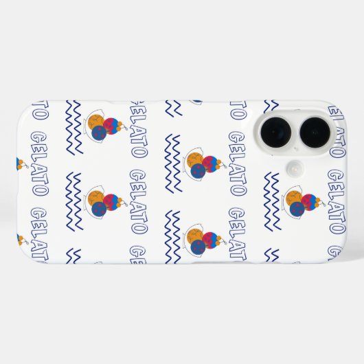 gelato-ijs Case-Mate iPhone case (Achterkant (horizontaal))
