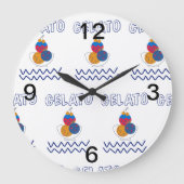 gelato-ijslamp grote klok (Voorkant)