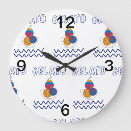 gelato-ijslamp grote klok