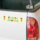 Gelato Junkie Bumpersticker (Op Truck)