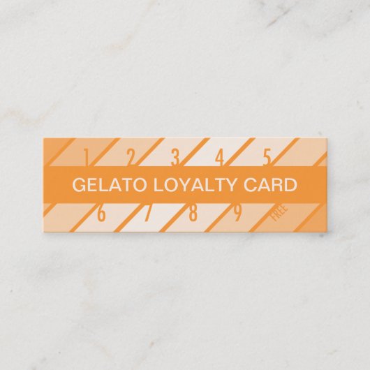 gelato loyalty card ( retrograde ) (Voorkant)