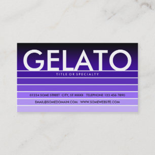 GELATO paarse tint Visitekaartje