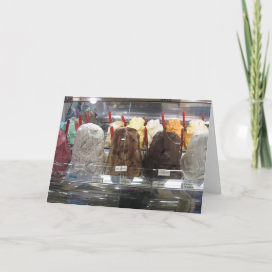 gelato wenskaart kaart (Voorkant)