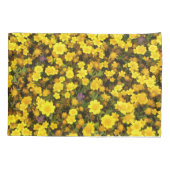 Gelbe Blumen Kussensloop (Achterkant)